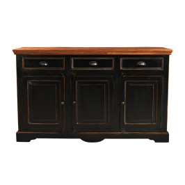 Landelijk dressoir zwart