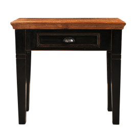 Landelijke sidetable zwart