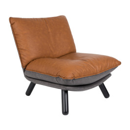 Lounge stoel kunstleer