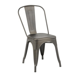 Metalen eetkamerstoel