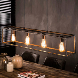 Metalen hanglamp rechthoek