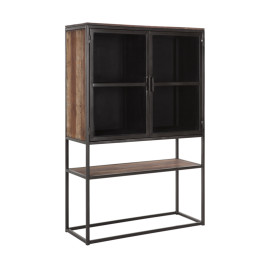 Houten vitrinekast