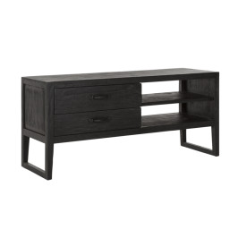 Zwart tv-meubel hout