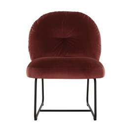 Fluwelen design fauteuil
