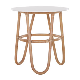 Ibiza stijl rotan bijzettafel