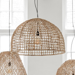 Grote hanglamp bananenblad