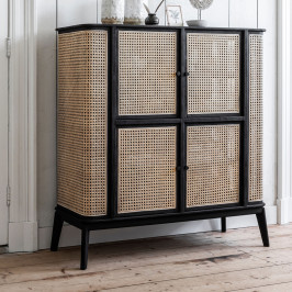 Webbing wandkast met ronde hoeken