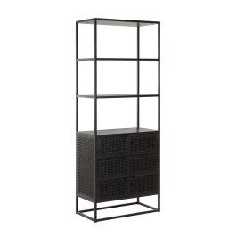 Open kast met lades rotan