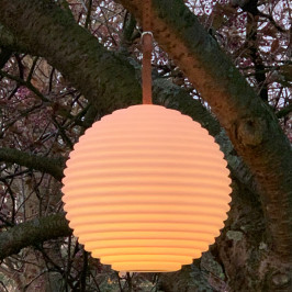 Tuin lampion met multicolor LED