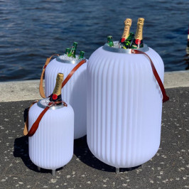 Wijnkoeler met luidspreker en LED