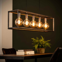Rechthoekige hanglamp industrieel