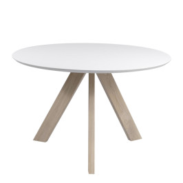 Ronde eettafel wit 120