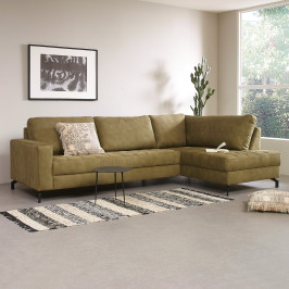 Stoere bank met longchair