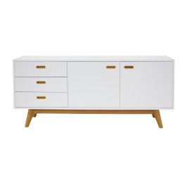 Mat dressoir met eikenhout
