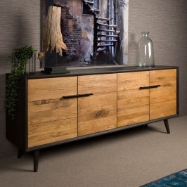 Eikenhouten dressoir 200 cm