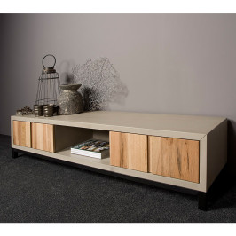 TV-meubel eiken en beton 180
