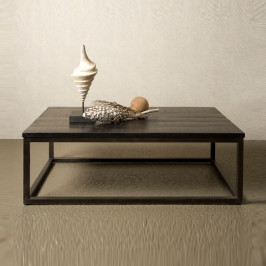 Industriële salontafel zwart