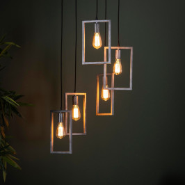 Trapse lamp met rechthoekige frames