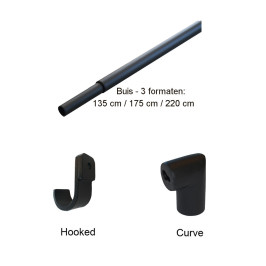 Wandbevestiging voor wandkleed