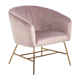 Fluwelen design fauteuil