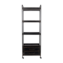 Verrijdbaar hoog metalen rek