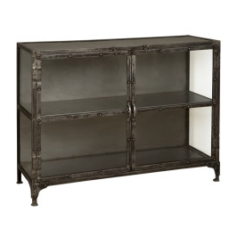 Vitrinekast van metaal