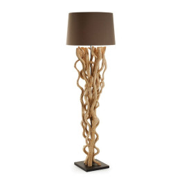 Vloerlamp houten takken
