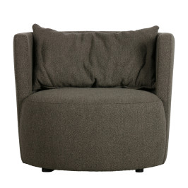 Ronde fauteuil bouclé