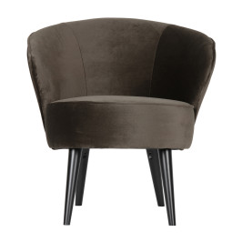 Elegante fauteuil van fluweel
