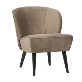 Fluwelen fauteuil