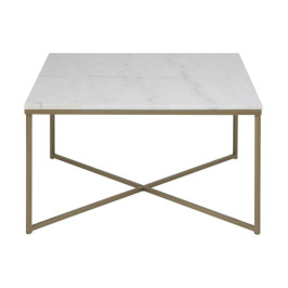 Salontafel met marmer blad