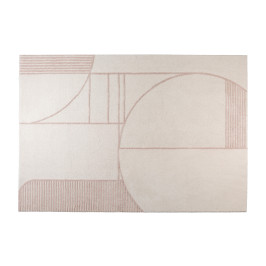 Retro design vloerkleed