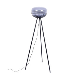 Design vloerlamp met rookglas