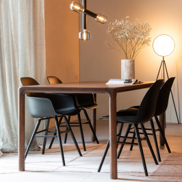 Walnoot design eettafel